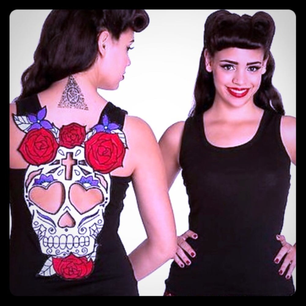 ☠️😻Sugar Skull tank😻☠️